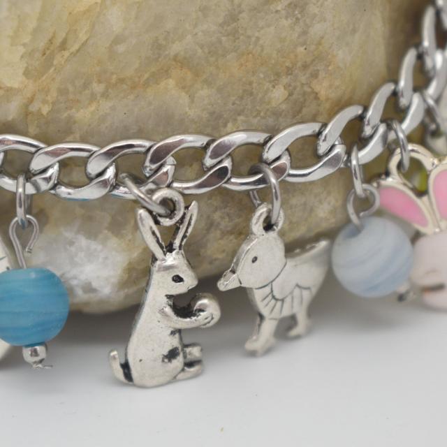 Easter spring colors charm bracelet.jpg